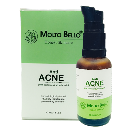 Molto Bello Anti Acne Serum With Azeliac  & glycolic Acid